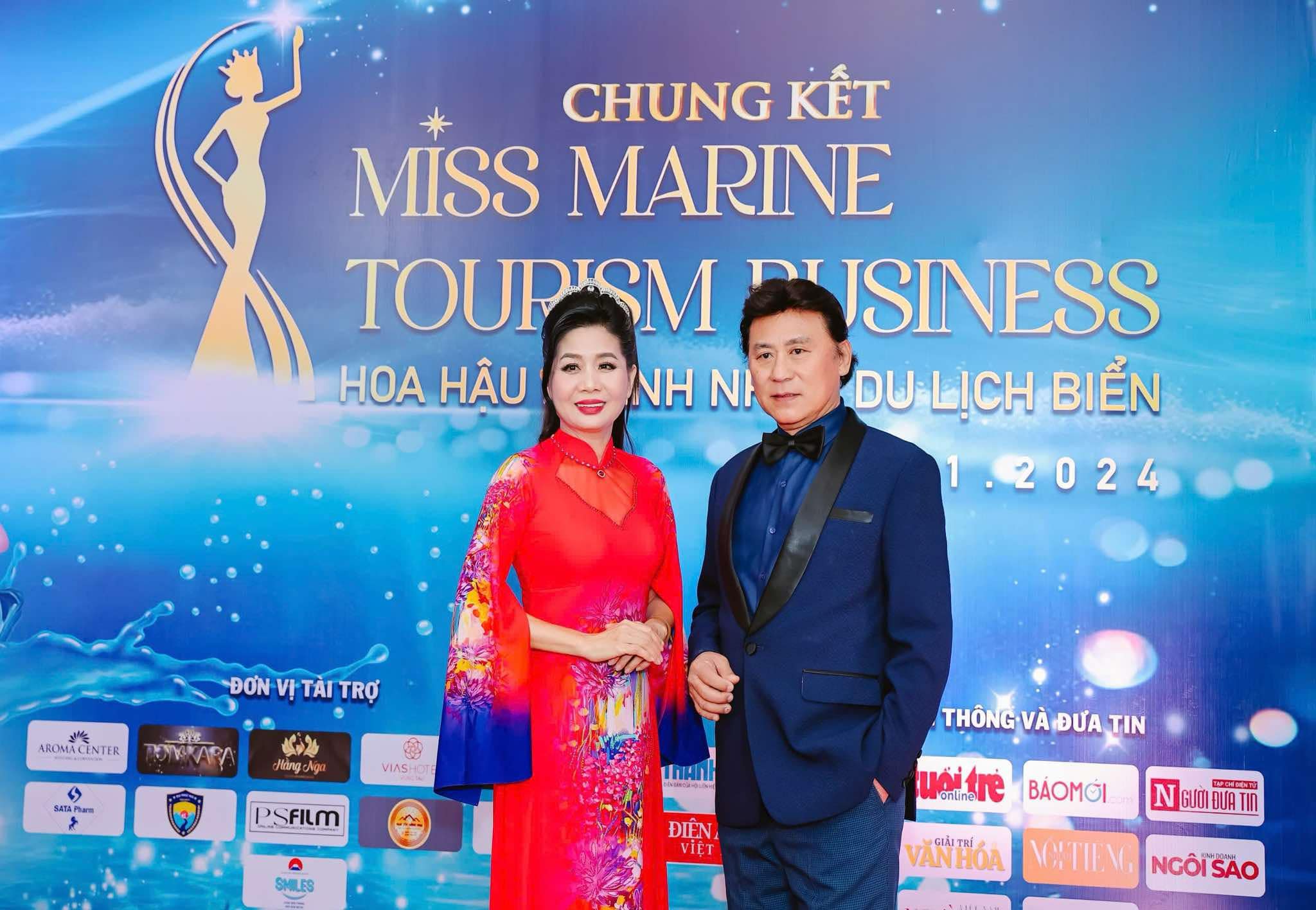 Á Hậu 3 Võ Thúy Ái: Thành Viên Ban Cố Vấn Trao Giải Người Đẹp Truyền Thông tại Hoa Hậu Doanh Nhân Du Lịch Biển 2024